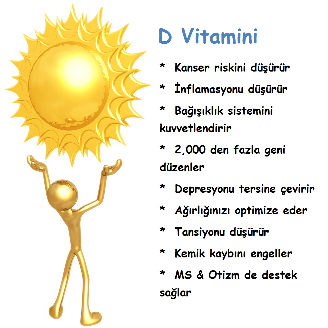 D vitamininin yararları
